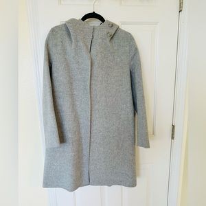 Wrap Trench coat in Double-Face Wool-Cashmere